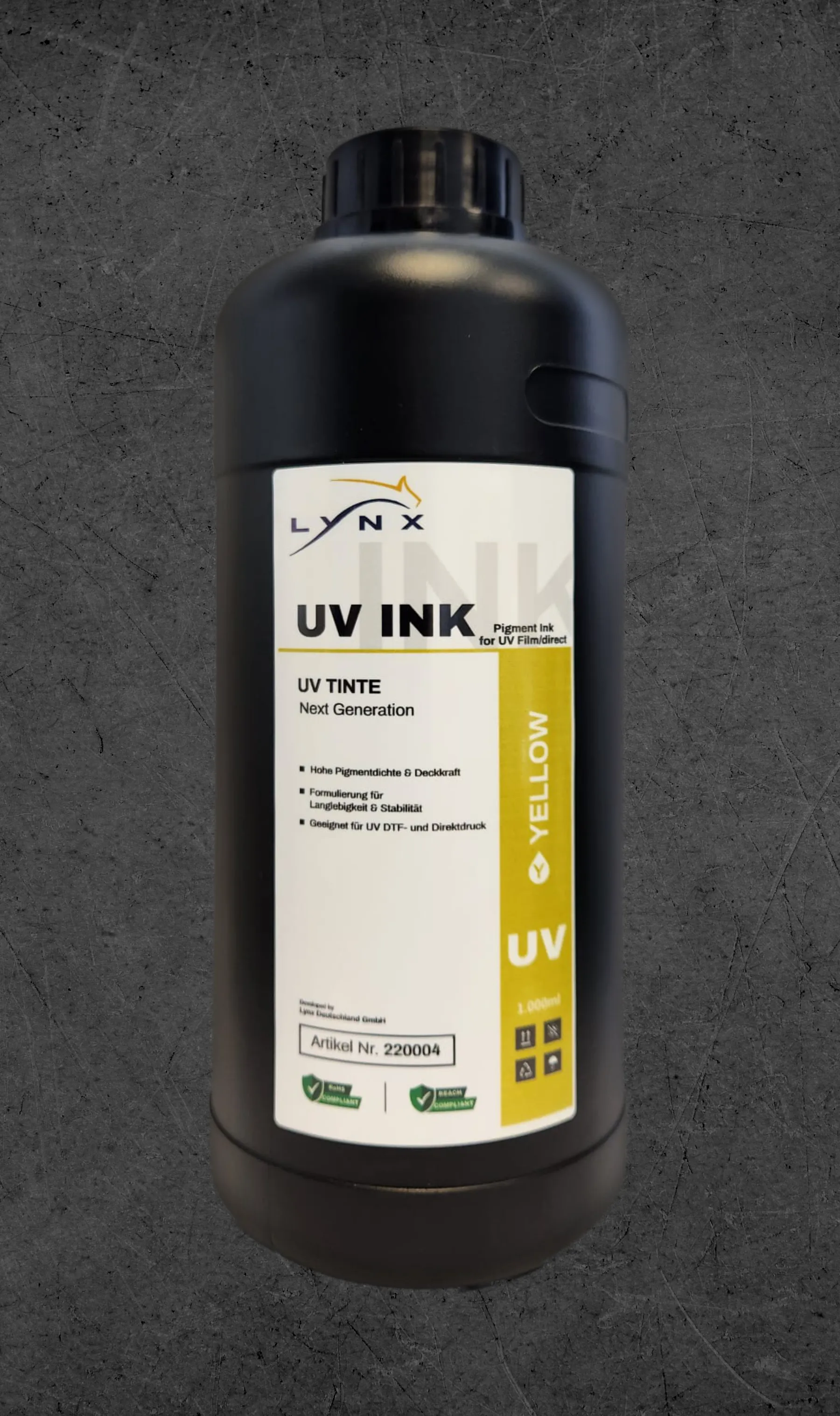UV Tinte Yellow 1Kg